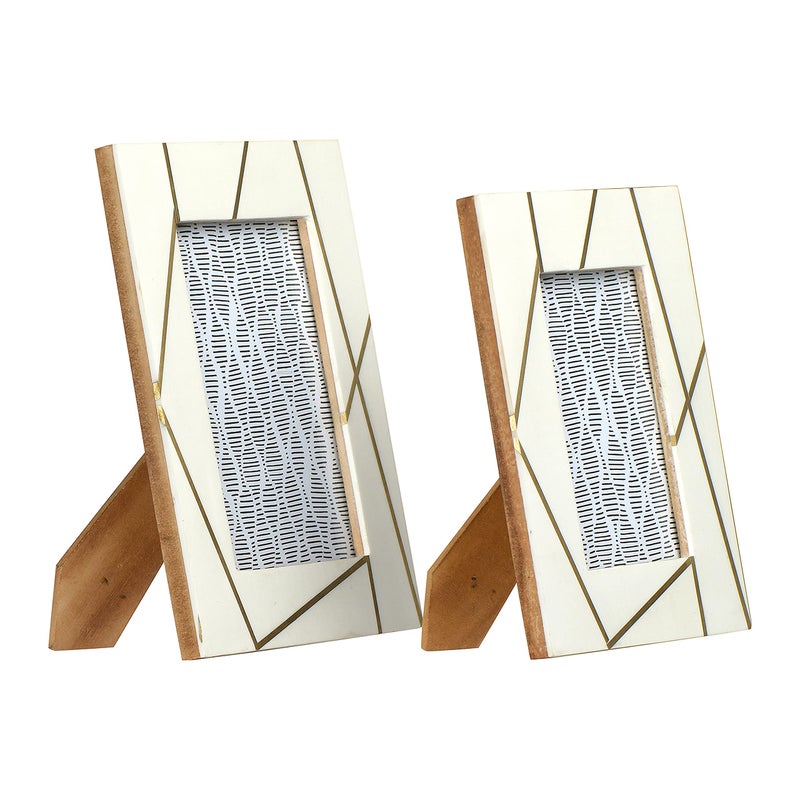 Main + Mesa Resin Photo Frames, Set of 2 (4x6â€ and 5x7â€) - Image 5